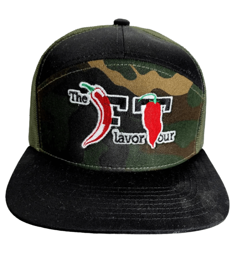 The Flavor Tour Hat Big Red's Hot Sauce