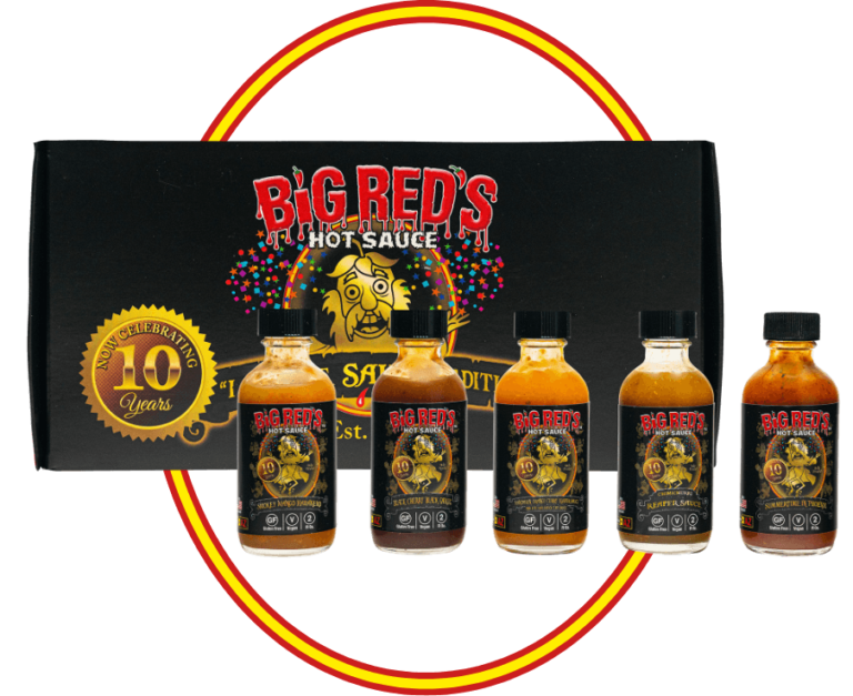 That’s Fire 10th Anniversary Box Big Red's Hot Sauce